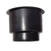 AFTERMARKET One (1)- Jumbo Black Plastic Cup Holder Insert in Boats RVs Campers Trucks Decks OTK20-0461